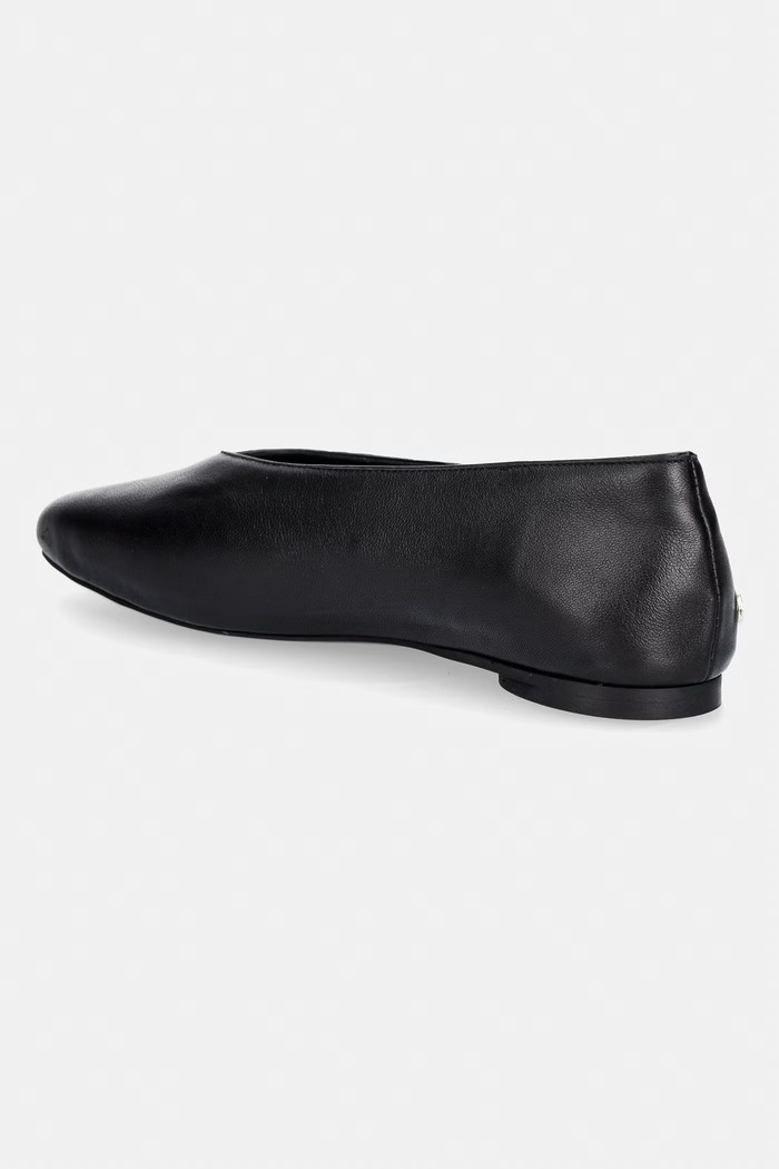 Обувки Anine Bing ANA FLATS балеринки от кожа A.14.12370.BLK1 черен