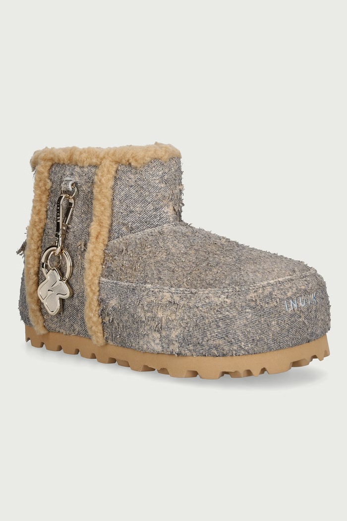 Inuikii Cozy Boot Denim śniegowce damskie beżowy 1002.005.0061.400