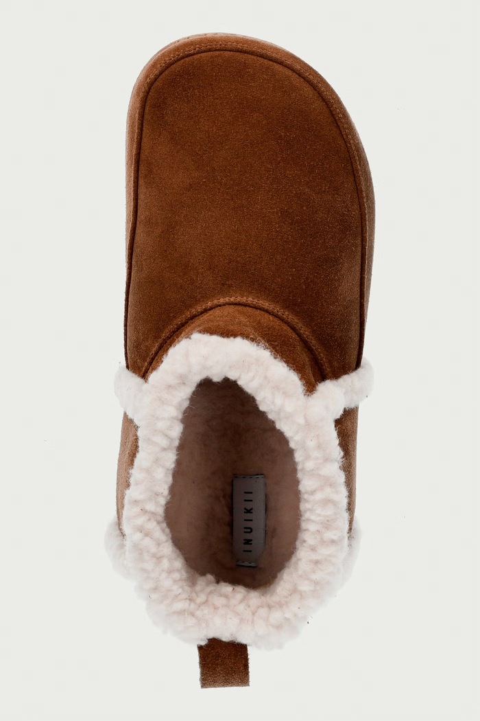 Cozy Boot Ankle śniegowce damskie zamszowe Inuikii 1002.005.0031.171 brązowy