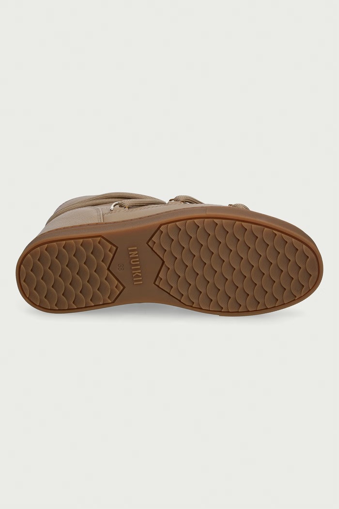 Inuikii Full Leather Wedge śniegowce damskie skórzane 1001.004.0092.250 beżowy