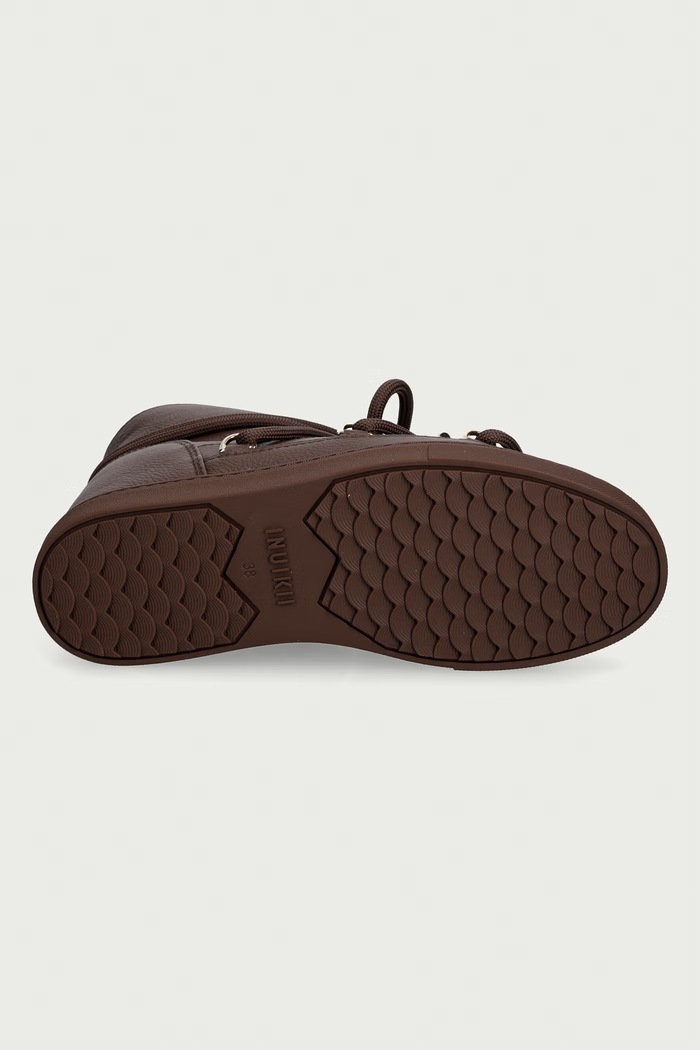 Inuikii Full Leather Wedge śniegowce damskie skórzane 1001.004.0092.152 brązowy