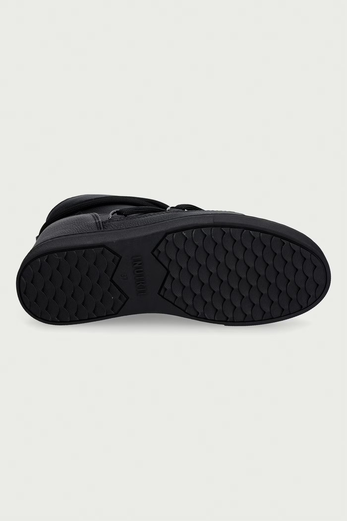Inuikii Full Leather Wedge śniegowce damskie skórzane 1001.004.0092.000 czarny