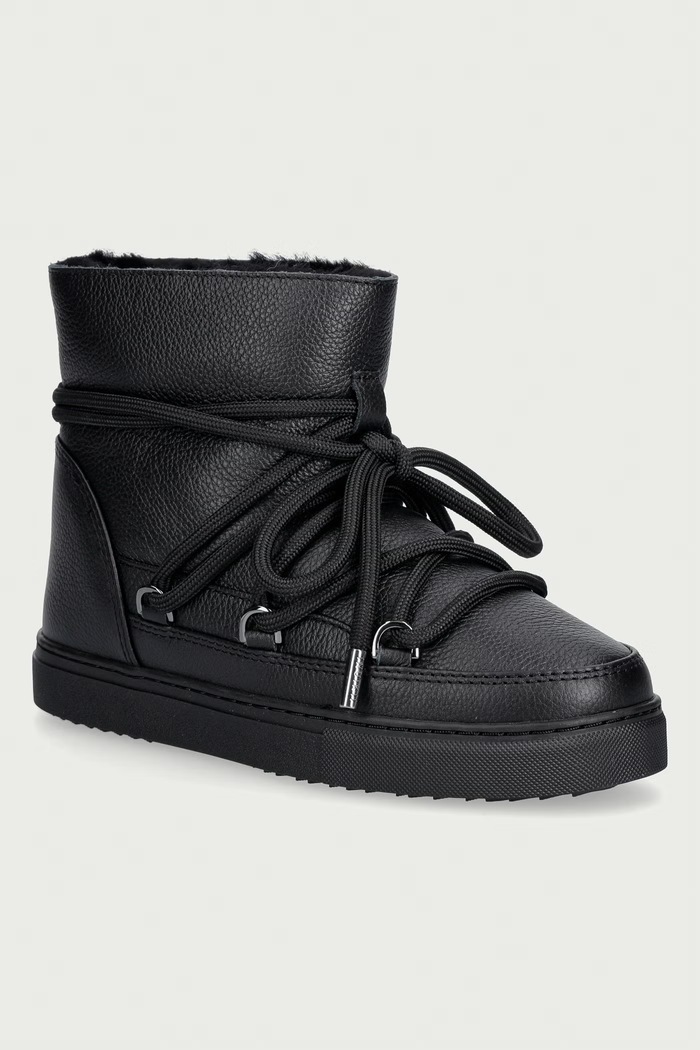 Inuikii Full Leather śniegowce damskie skórzane czarny 1001.003.0252.000