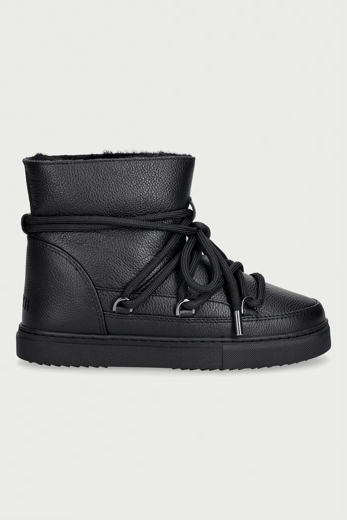 Inuikii Full Leather śniegowce damskie skórzane 1001.003.0252.000 czarny AW26