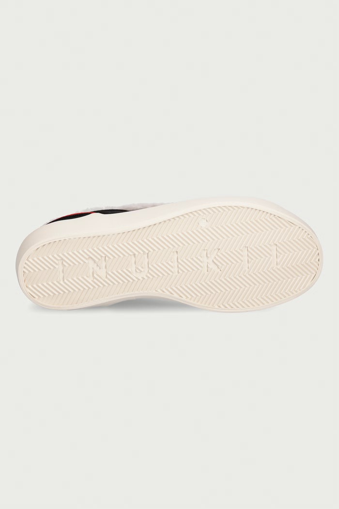 Inuikii Lila Shearling Lace Up sneakersy damskie zamszowe 1001.001.0571.000 czarny