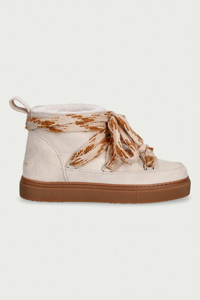 Inuikii Suede Knot śniegowce damskie zamszowe 1001.001.0531.113 beżowy AW26