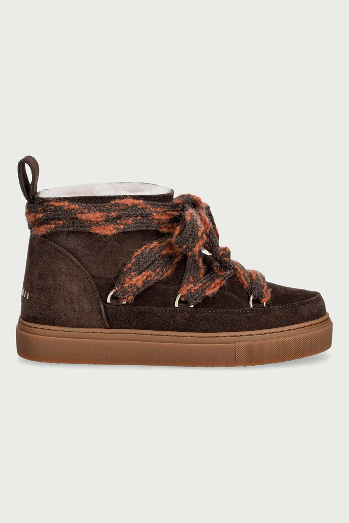 Inuikii Suede Knot śniegowce damskie zamszowe 1001.001.0531.152 brązowy AW26