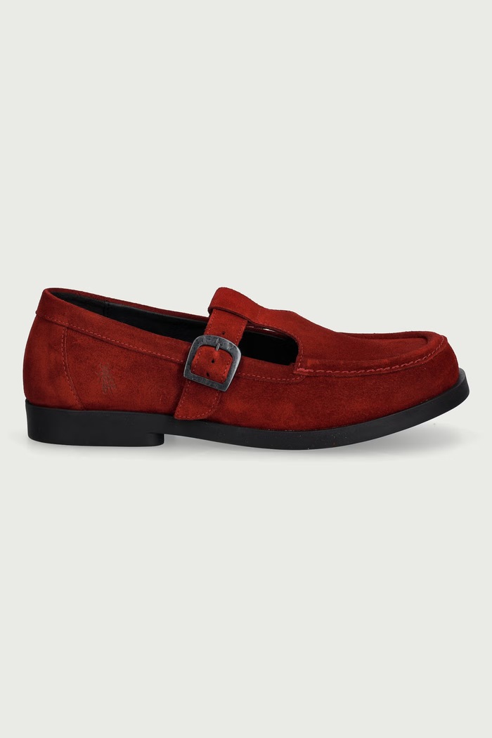 Fly London Μοκασίνια Γυναικεία δερμάτινα ARFE535FLY P145535002 μπορντό AW26