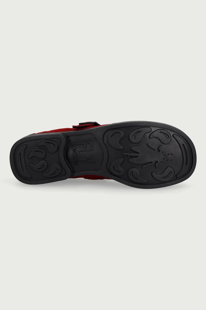 Μοκασίνια Γυναικεία δερμάτινα ARFE535FLY Fly London μπορντό P145535002