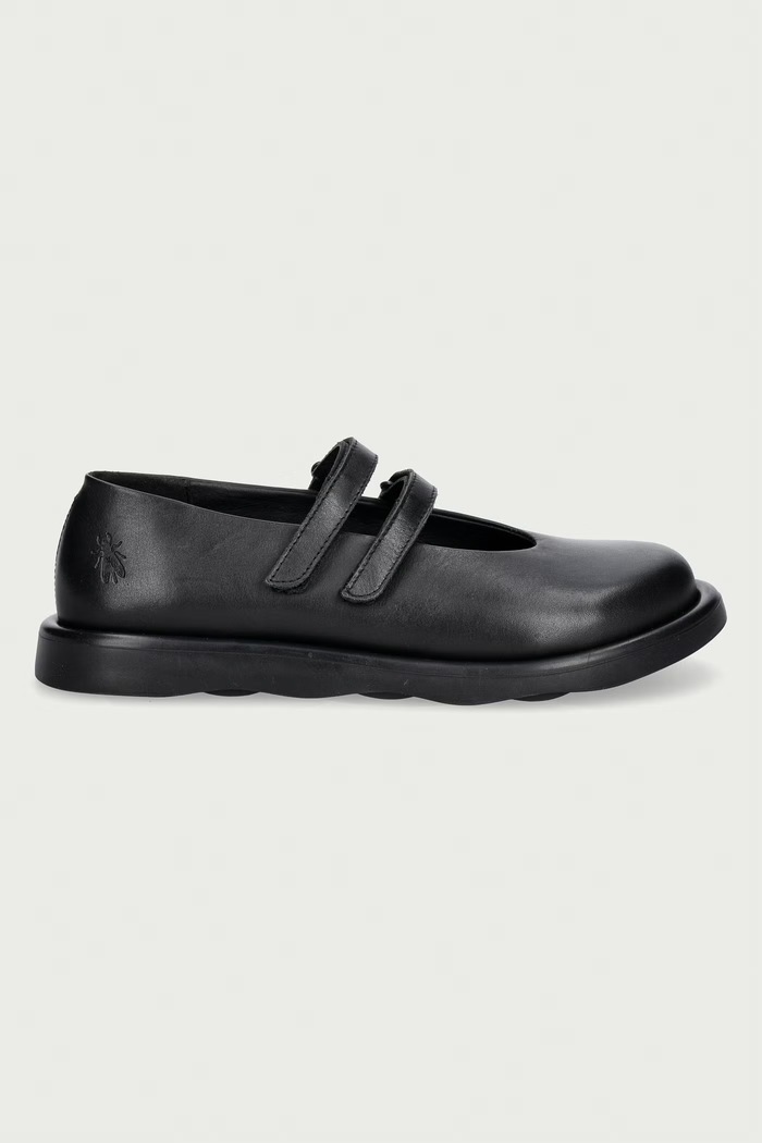 Fly London balerinke usnjene TORK514FLY P145514000 črna AW26