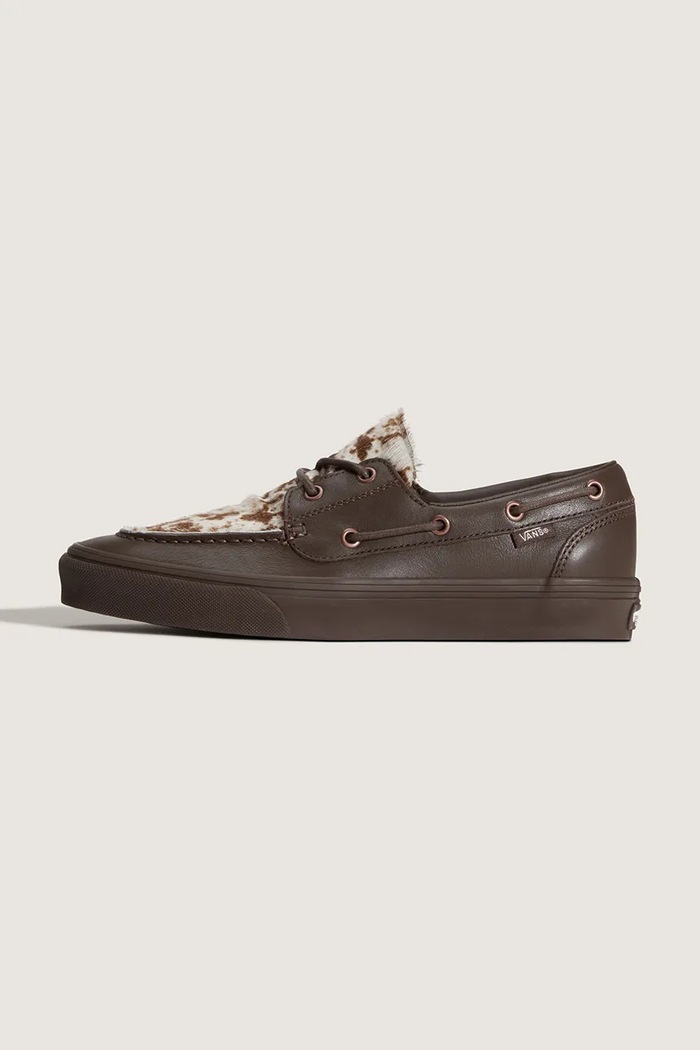 Vans 2-Eyelet Boat Shoe mokasíny dámske kožené hnedá VN000Z96DRB1