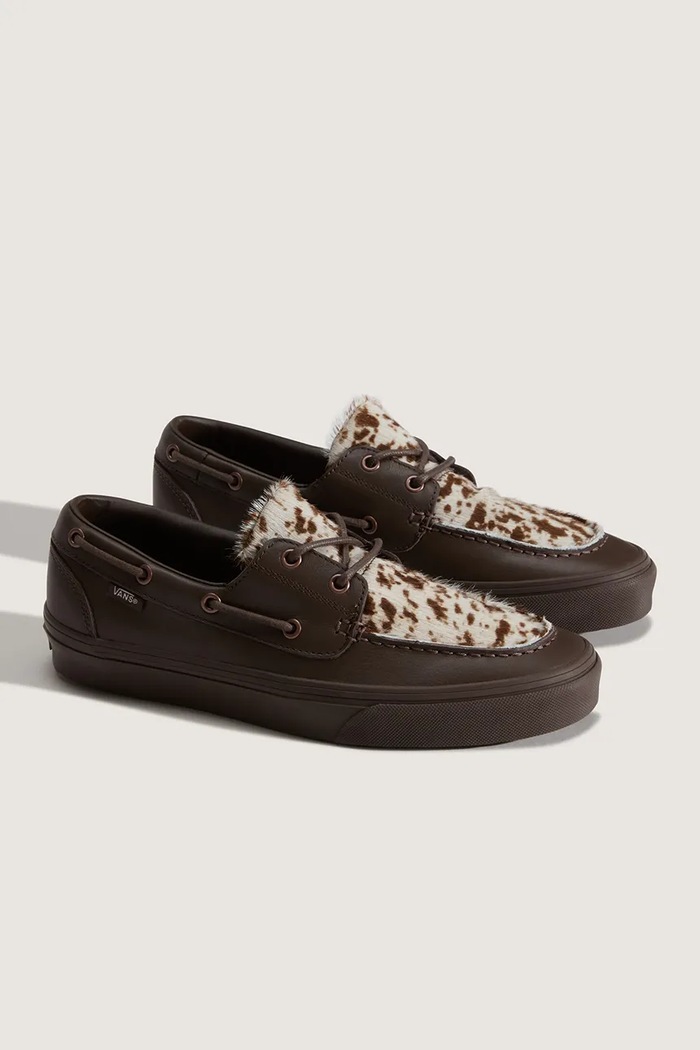 Vans 2-Eyelet Boat Shoe mokasíny dámske kožené VN000Z96DRB1 hnedá AW26