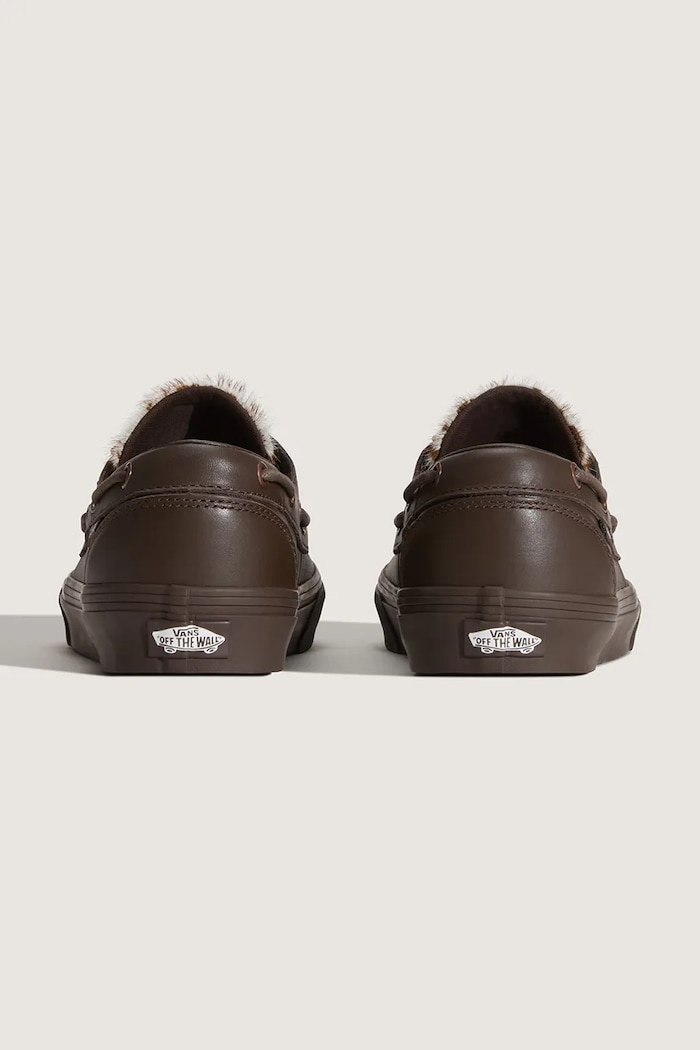 Obuv Vans 2-Eyelet Boat Shoe mokasíny dámske kožené VN000Z96DRB1 hnedá