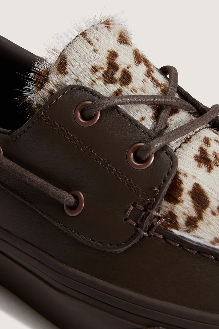Vans 2-Eyelet Boat Shoe mokasíny dámske kožené VN000Z96DRB1 hnedá