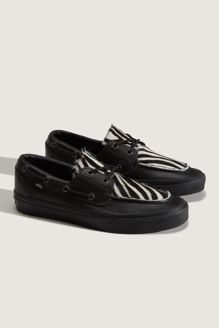 Vans 2-Eyelet Boat Shoe mokasini ženski usnjeni VN000Z96BLA1 črna AW26