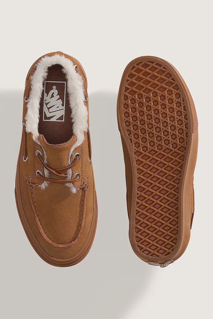 2-Eyelet Boat Shoe tenisky dámske semišové Vans VN000XVHGWT1 hnedá