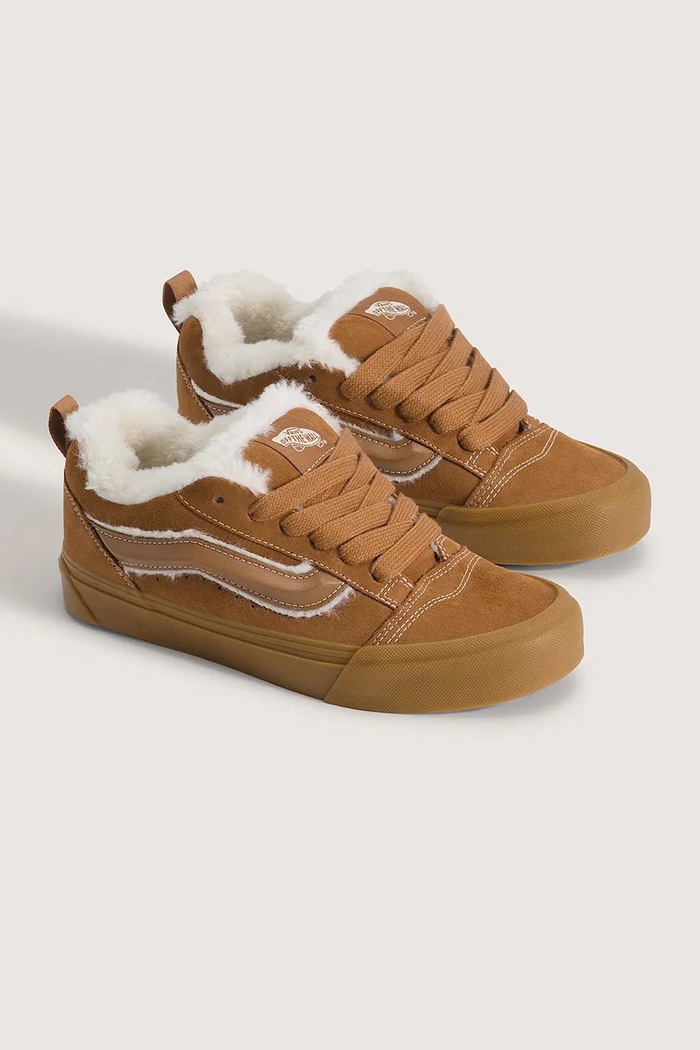 Vans Knu Skool tenisky dámske semišové VN000E9XGWT1 hnedá AW26