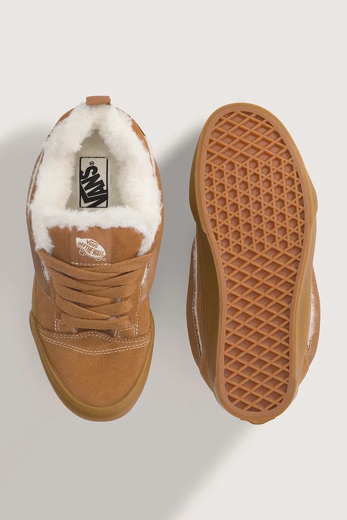 Knu Skool tenisky dámske semišové Vans VN000E9XGWT1 hnedá