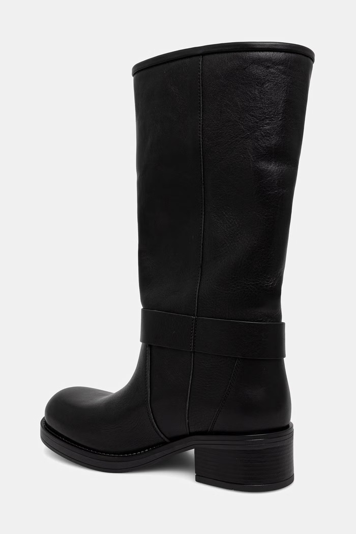 Obuwie Weekend Max Mara kozaki damskie skórzane 2625796034600.BLACK czarny