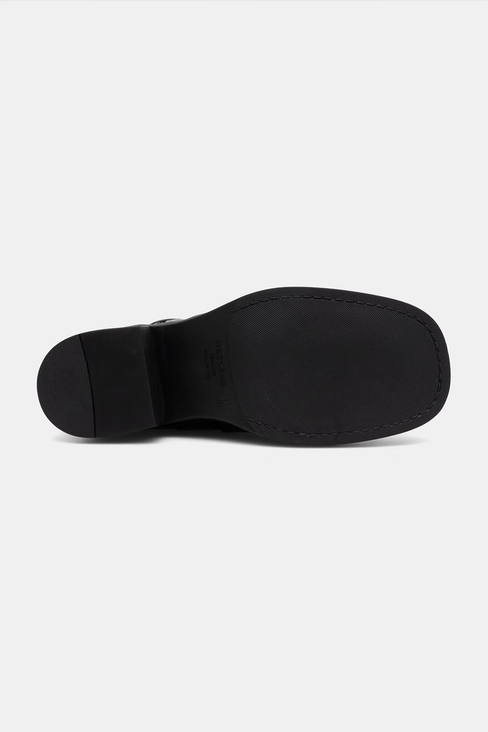 Weekend Max Mara kozaki damskie skórzane 2625796034600.BLACK czarny