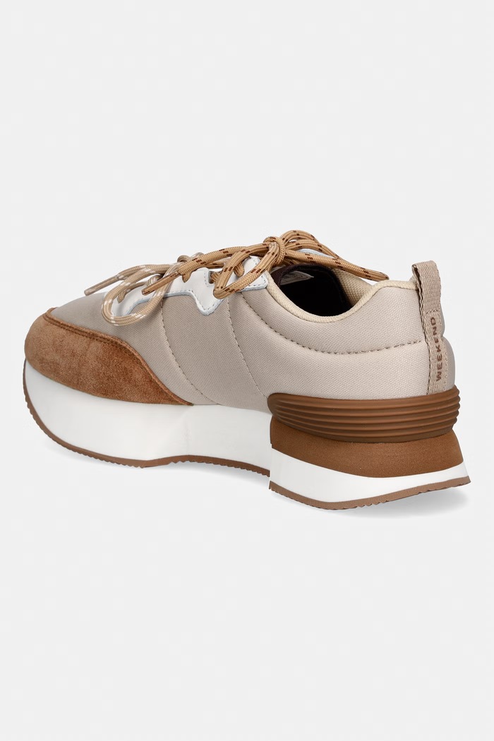Obuwie Weekend Max Mara sneakersy damskie 2625766034600.IVORY brązowy