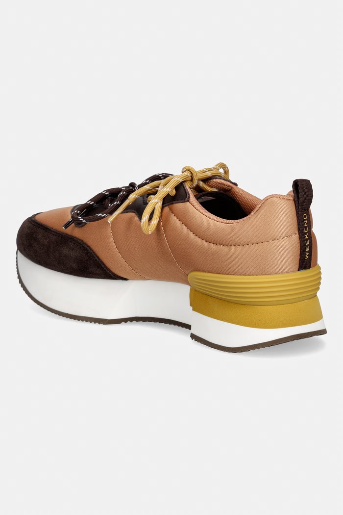 Obuwie Weekend Max Mara sneakersy damskie 2625766034600.CAMEL brązowy