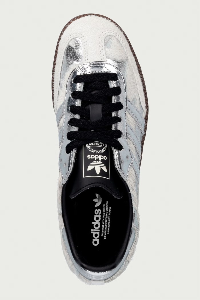 Samba Og sneakersy damskie skórzane adidas Originals KJ2314 beżowy