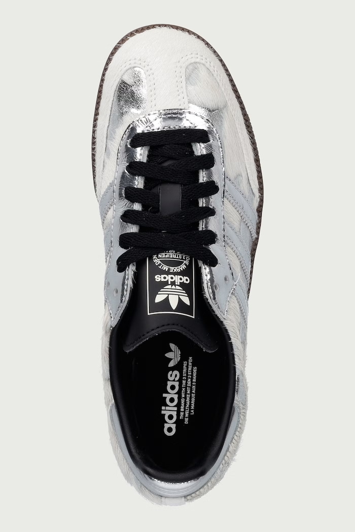 Samba Og sneakersy damskie skórzane adidas Originals KJ2314 beżowy