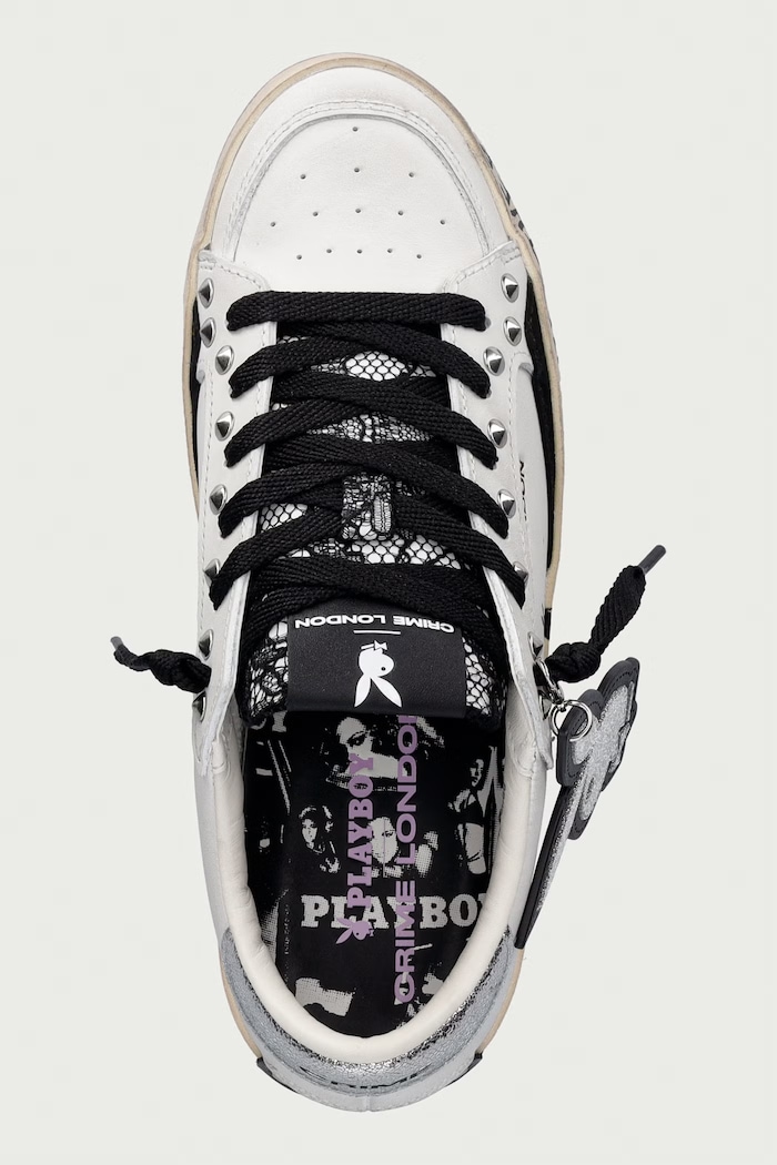Crime London SK8 DELUXE sneakers γυναικεία δερμάτινα λευκό 88112AA9.10