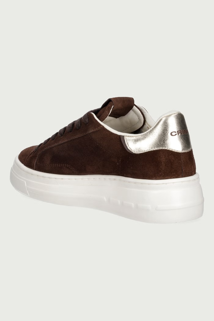 Παπούτσια Crime London NEW ELEVATE sneakers γυναικεία σουέτ 23751AA9.60 καφέ