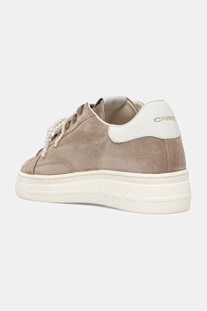Obuv Crime London NEW ELEVATE sneakers dámske semišové 23750AA9.15 béžová
