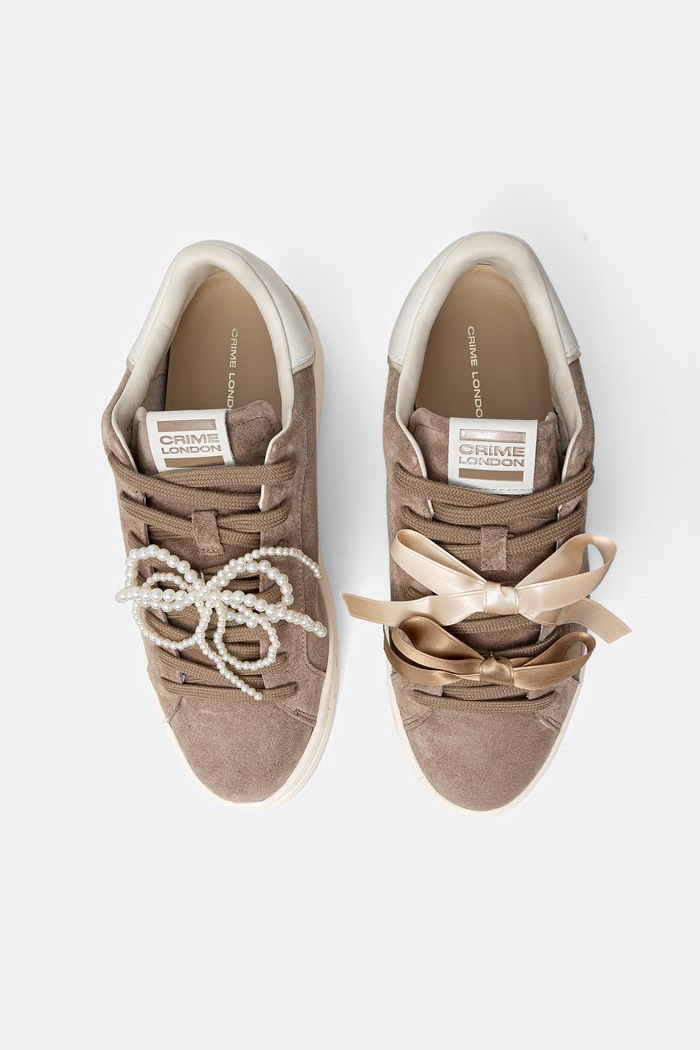 Crime London NEW ELEVATE sneakers dámske semišové béžová 23750AA9.15