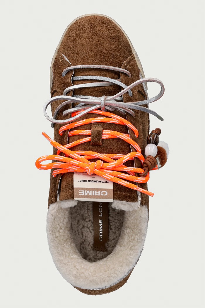 Crime London SNEAKERINA sneakers dámske semišové hnedá 23604AA9.60