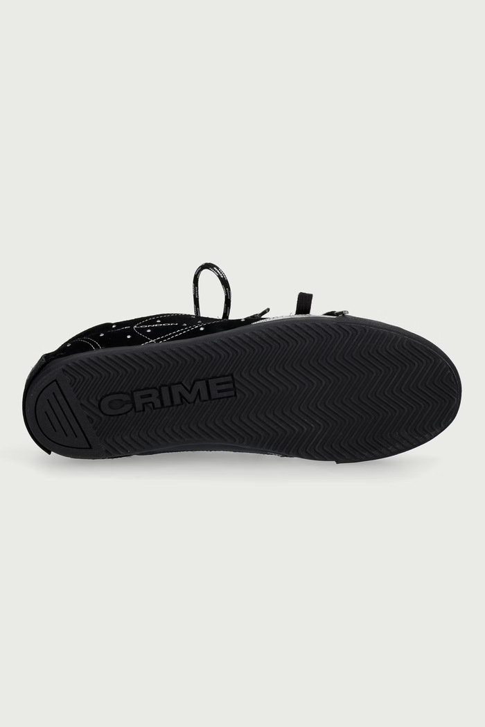 SNEAKERINA sneakers dámske kožené Crime London čierna 23602AA9.20