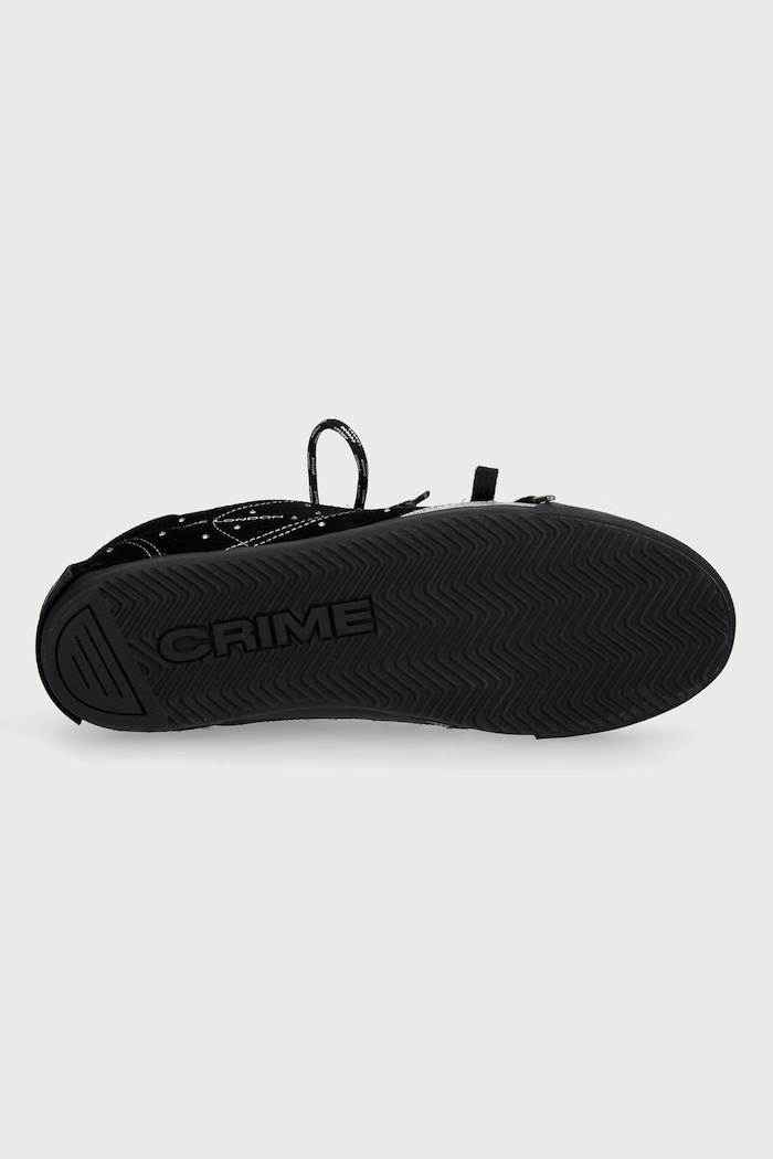 SNEAKERINA sneakers dámske kožené Crime London čierna 23602AA9.20