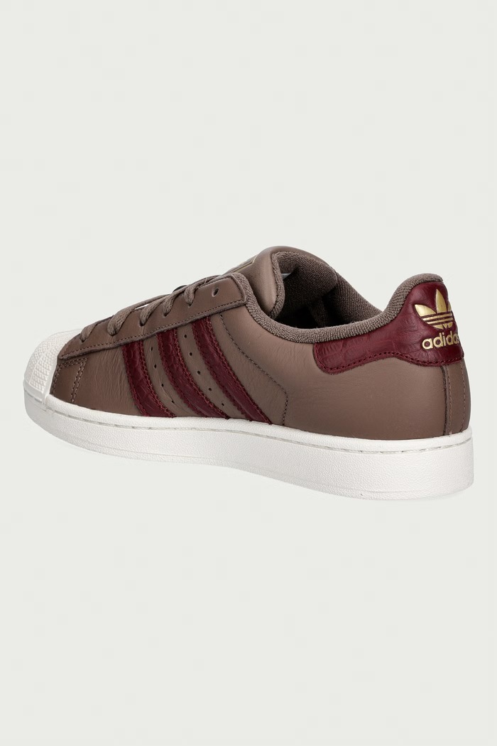 Obuća adidas Originals Superstar II tenisice za žene od kože KJ7119 smeđa