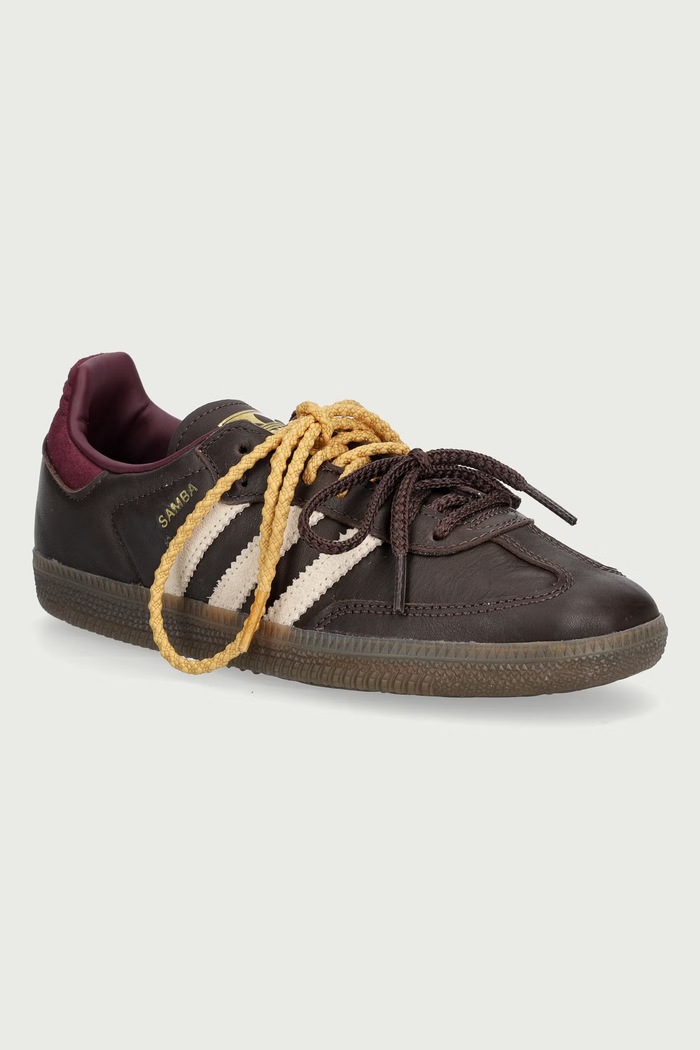 adidas Originals Samba Og sneakers dámske kožené hnedá KI8139