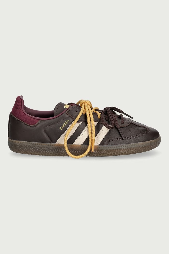 Obuv adidas Originals Samba Og sneakers dámske kožené KI8139 hnedá