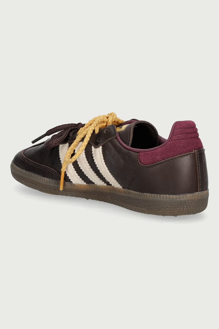 Samba Og sneakers dámske kožené adidas Originals KI8139 hnedá