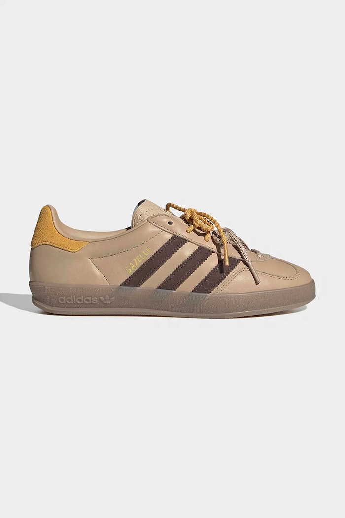adidas Originals Gazelle Indoor маратонки дамски от набук KI7190 бежов AW26