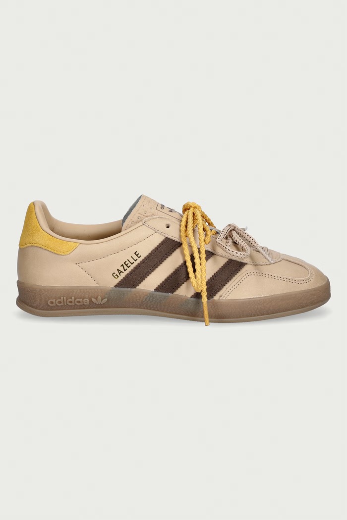 adidas Originals Gazelle Indoor sneakersy damskie nubukowe KI7190 beżowy AW26