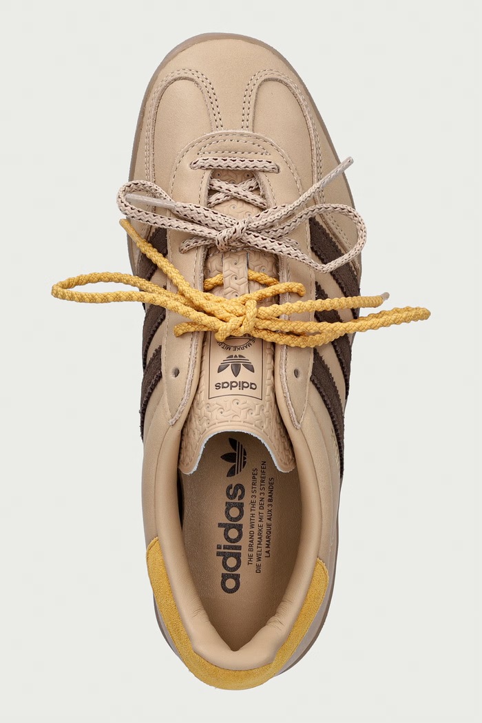 adidas Originals Gazelle Indoor sneakersy damskie nubukowe beżowy KI7190