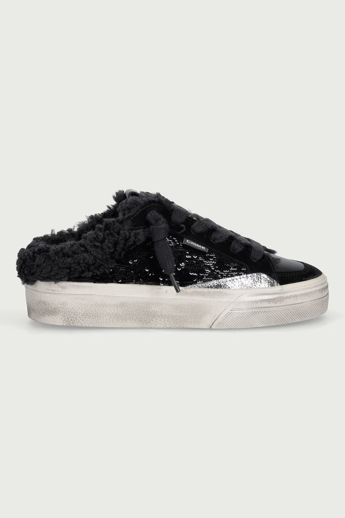 Crime London SOHO SABOT superge ženske 23550AA9.20 črna AW26