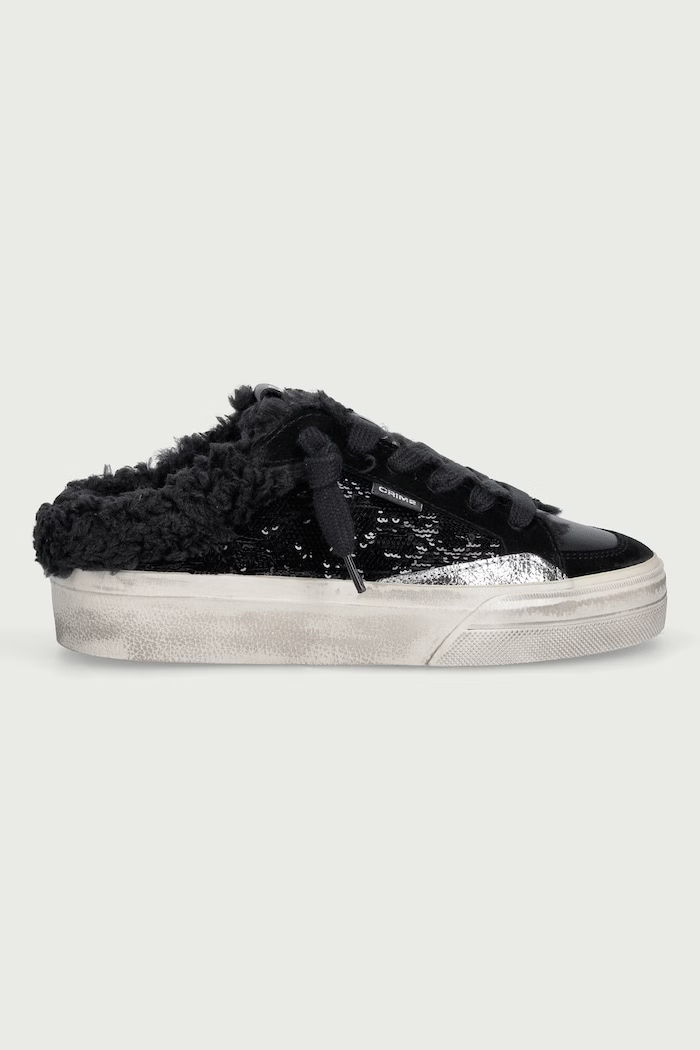Crime London SOHO SABOT superge ženske 23550AA9.20 črna AW26