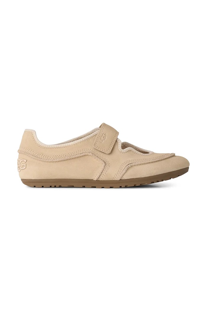 UGG Balerinke semišaste W Quill Mary Jane bež 1187530.SNDC