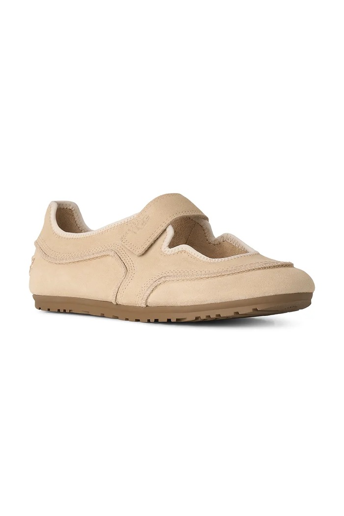 UGG Balerinke semišaste W Quill Mary Jane 1187530.SNDC bež AW26