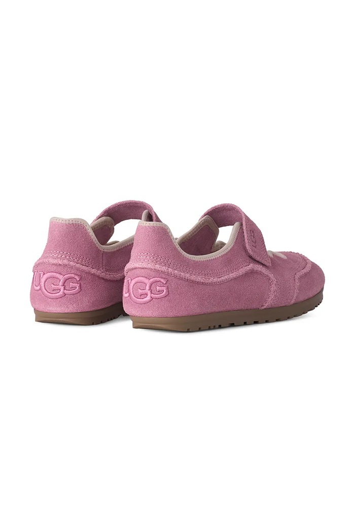 Obuća UGG Balerinke od brušene kože W Quill Mary Jane 1187530.DYR roza