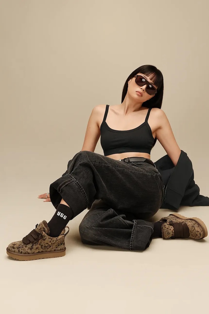 UGG W Lowmel Spotted snehule dámske semišové 1187485.CHE