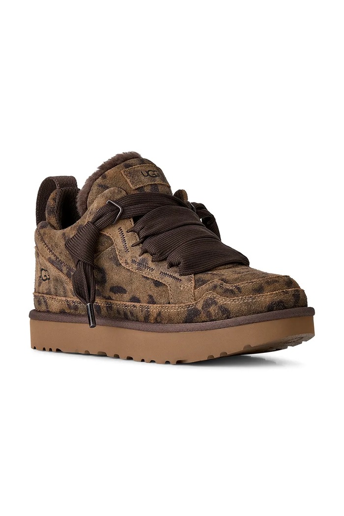 UGG W Lowmel Spotted snežni čevlji ženski semišasti 1187485.CHE rjava AW26