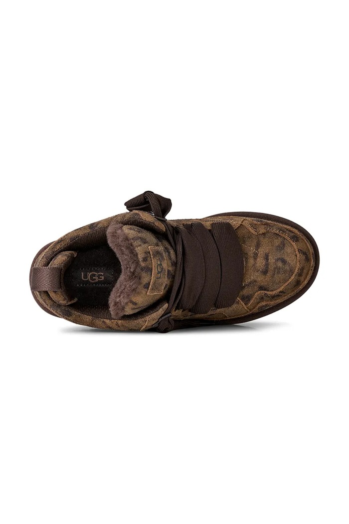 W Lowmel Spotted snežni čevlji ženski semišasti UGG rjava 1187485.CHE